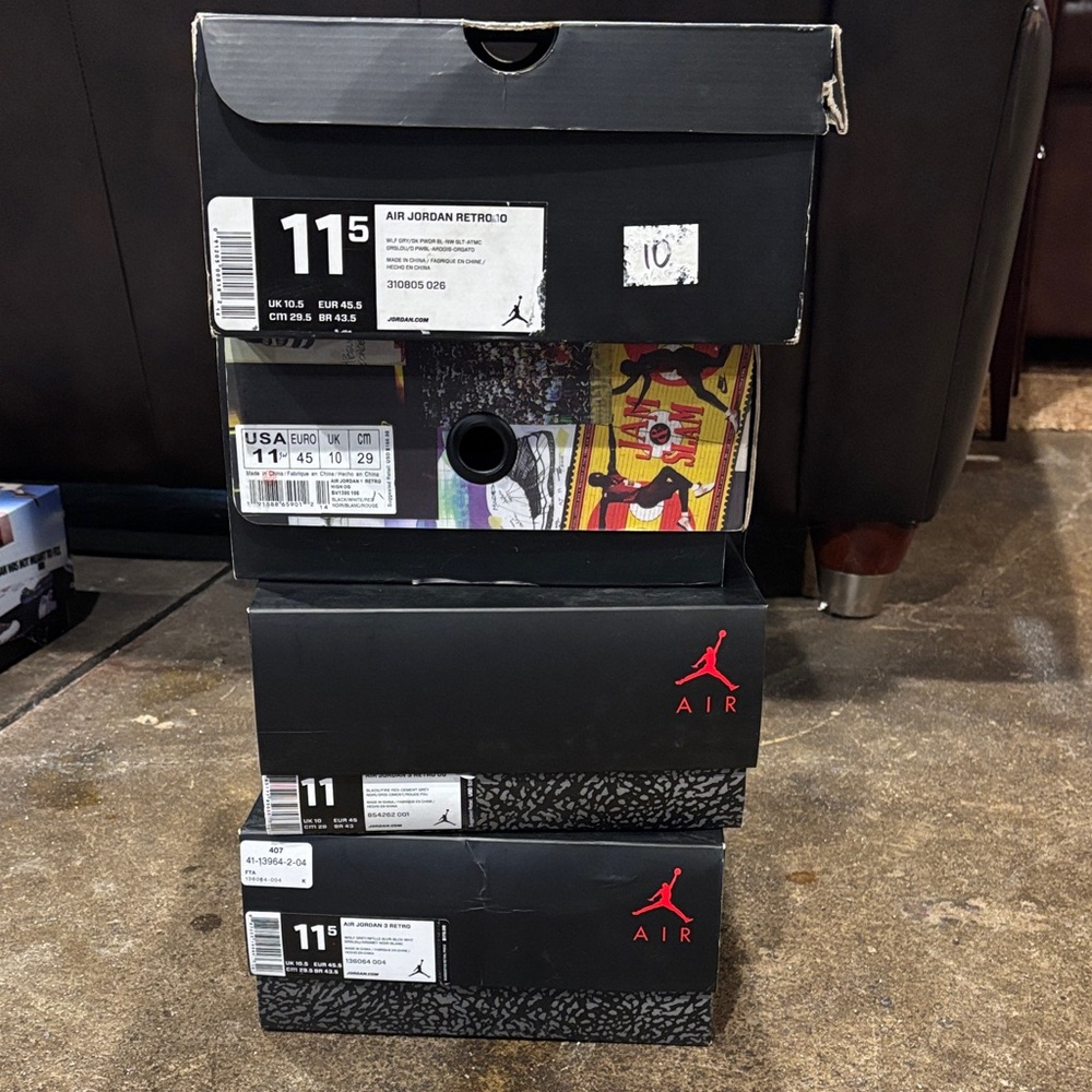 Jordan Shoe Boxes - No Shoes!
